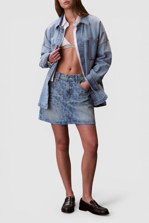 חצאית ג׳ינס מיני CALVIN KLEIN